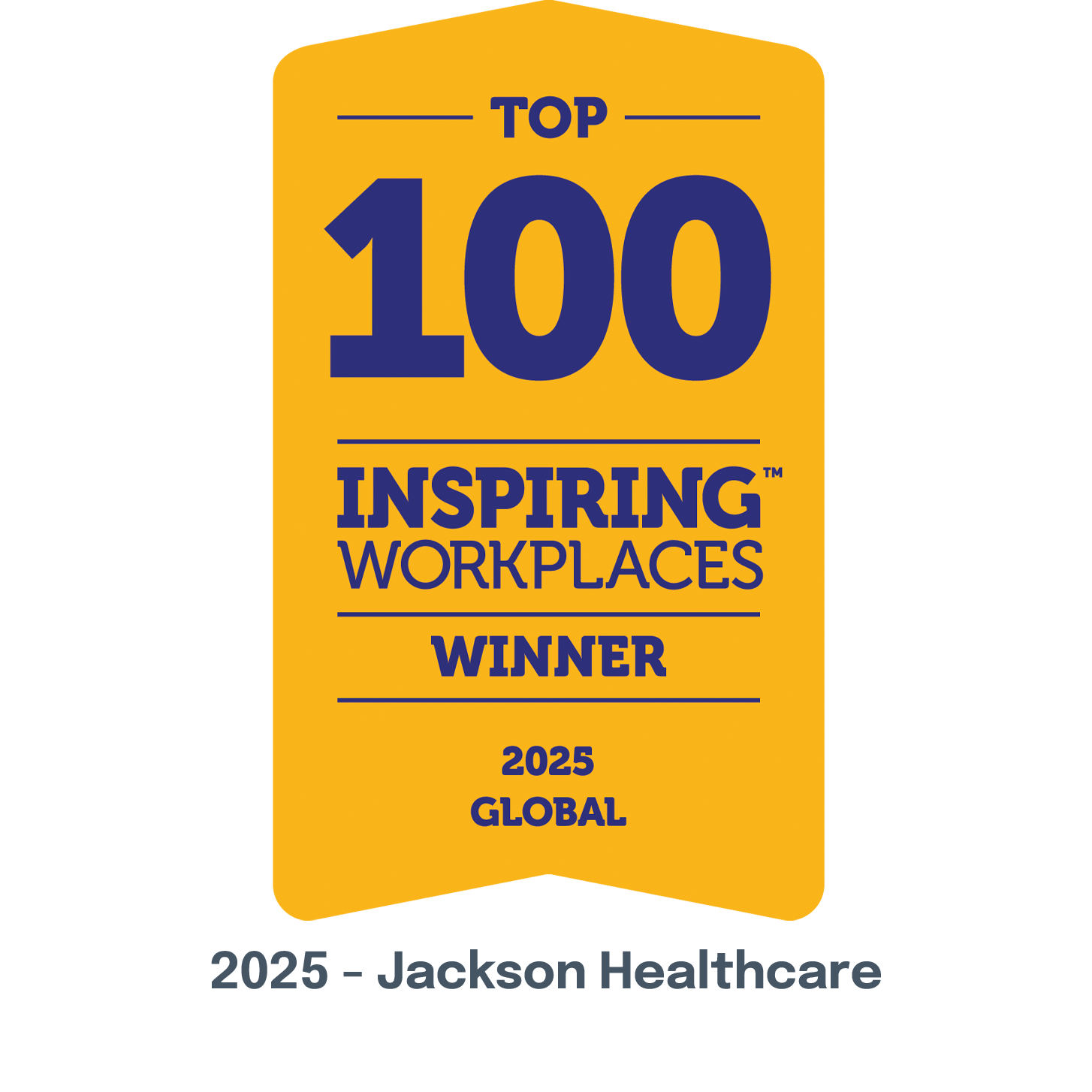 2025 - Global Top 100 Inspiring Workplaces