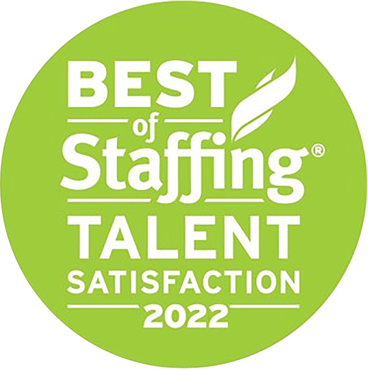 Best of Staffing Talent Satisfaction 2022