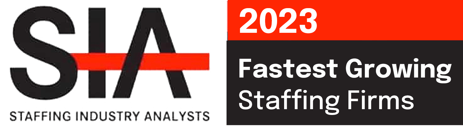 SIA Fastest Growing Staffing Firms 2023